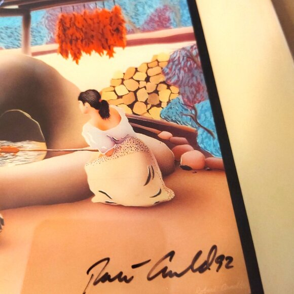 Robert Arnold 1992 Artist Approved Ceramic Tile Southwestern Adobe Oven Scene - Picture 2 of 12